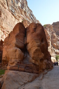 Voyage de l'UTL Marennes Oléron en Jordanie et Jérusalem, Petra -  Eléphant rose