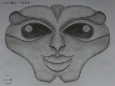 Mes dessins montres aliens ect ..., Demie_Tete_Alien_dss_1_tof_1b_Symetrie_1a