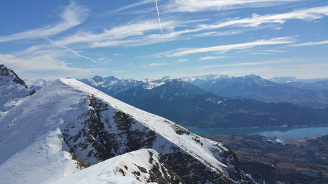 Randonnée du 26/02/2017 au sommet de la Fourche, Col de la Fourche et l'ésillon