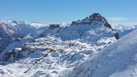 Randonnée du 26/02/2017 au sommet de la Fourche, l'Oucane, les aiguilles de Chabrières