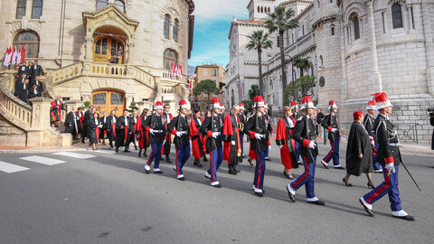 Fête Nationale Monaco 2017. Carabiniers, Fête-Nationale-2017-70