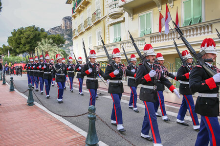 Fête Nationale Monaco 2017. Carabiniers, Fête-Nationale-2017-157