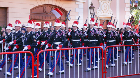 Fête Nationale Monaco 2017. Carabiniers, Fête-Nationale-2017-307