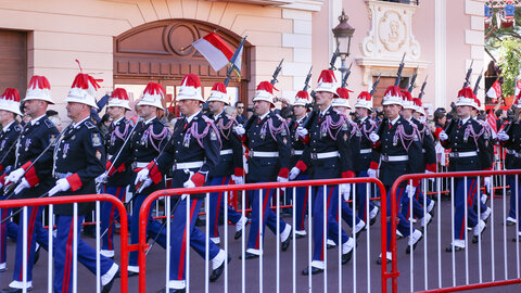 Fête Nationale Monaco 2017. Carabiniers, Fête-Nationale-2017-308