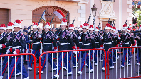Fête Nationale Monaco 2017. Carabiniers, Fête-Nationale-2017-309