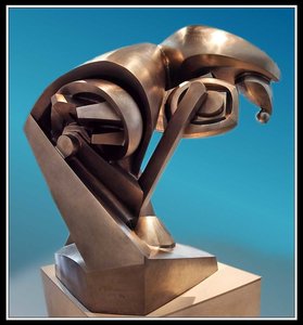 MBAN - Sculptures, MBAN - Oeuvres 005 - Raymond Duchamp-Villon ’’Le cheval majeur’’ 1914
