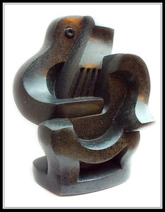 MBAN - Sculptures, MBAN - Oeuvres 007 - Jacques Lipchitz ’’Joueur de guitare à la chaise’’ 1922
