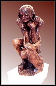 MBAN - Sculptures, MBAN - Oeuvres 014 - Jules Desbois ’’La misère’’ 1896