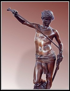 MBAN - Sculptures, MBAN - Oeuvres 017 - Antonin Mercié ’’David vainqueur de Goliath’’ après 1872
