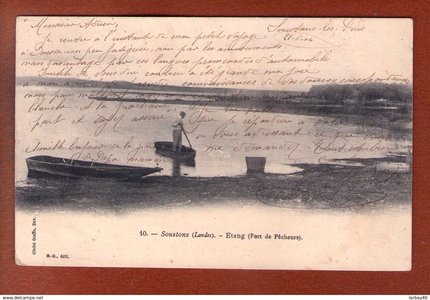 Cartes postales de Soustons, 04 port de pecheurs 02
