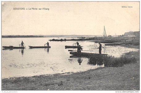 Cartes postales de Soustons, 04 port de pecheurs 04