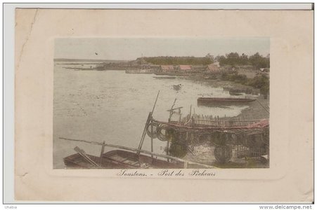 Cartes postales de Soustons, 04 port de pecheurs 05