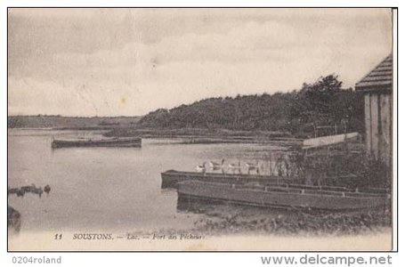 Cartes postales de Soustons, 04 port de pecheurs 06