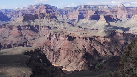 USA oct nov 2018, _1220228 retouche Vue depuis Skeleton Point  1573m   South Rim  Grand Canyon