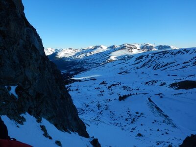 Caf 47 Alpinisme Andorre Goulotte Dels Mussols  au pic de Bony Envalira, DSCN9394