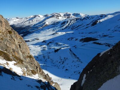 Caf 47 Alpinisme Andorre Goulotte Dels Mussols  au pic de Bony Envalira, DSCN9399