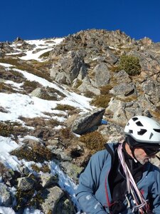 Caf 47 Alpinisme Andorre Goulotte Dels Mussols  au pic de Bony Envalira, DSCN9410