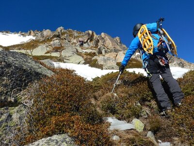 Caf 47 Alpinisme Andorre Goulotte Dels Mussols  au pic de Bony Envalira, DSCN9413