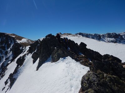 Caf 47 Alpinisme Andorre Goulotte Dels Mussols  au pic de Bony Envalira, DSCN9420