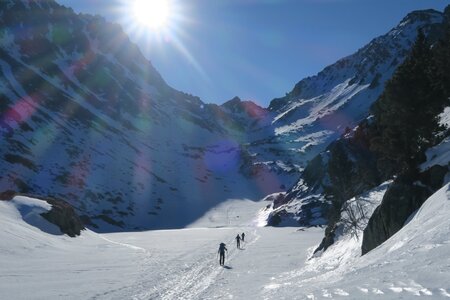 Raid ski de rando Encantats 2019, Dimanche 17 mars : montée vers le Montardo