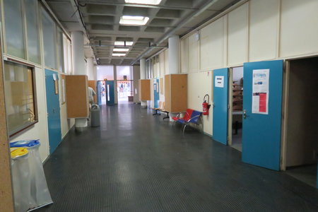 SOTM FR 2020 Nantes – École Centrale, Couloir entre amphis et salles